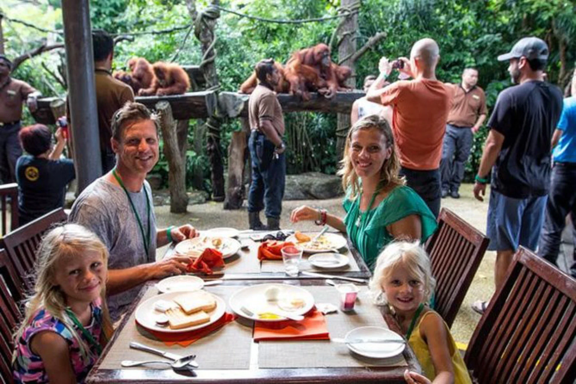 breakfast with orangutan 1